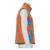 Descendants: Wicked Wonderland Luis Madrigal Kids Children Orange Vest Cosplay Costume Halloween Carnival Party Suit