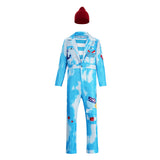 Descendants: Wicked Wonderland Mr. Smee Blue Outfit Cosplay Costume Halloween Carnival Party Suit
