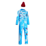Descendants: Wicked Wonderland Mr. Smee Blue Outfit Cosplay Costume Halloween Carnival Party Suit