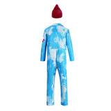 Descendants: Wicked Wonderland Mr. Smee Blue Outfit Cosplay Costume Halloween Carnival Party Suit