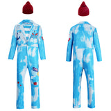 Descendants: Wicked Wonderland Mr. Smee Blue Outfit Cosplay Costume Halloween Carnival Party Suit
