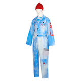 Descendants: Wicked Wonderland Mr. Smee Kids Children Blue Outfit Cosplay Costume Halloween Carnival Party Suit