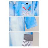 Descendants: Wicked Wonderland Mr. Smee Kids Children Blue Outfit Cosplay Costume Halloween Carnival Party Suit