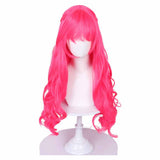 Descendants: Wicked Wonderland Pink Cosplay Wig Heat Resistant Synthetic Hair Carnival Halloween Party Props