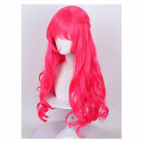 Descendants: Wicked Wonderland Pink Cosplay Wig Heat Resistant Synthetic Hair Carnival Halloween Party Props