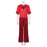 Descendants: Wicked Wonderland Red Red Pajamas Cosplay Costume Halloween Carnival Party Suit
