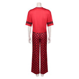 Descendants: Wicked Wonderland Red Red Pajamas Cosplay Costume Halloween Carnival Party Suit