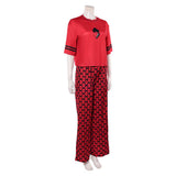 Descendants: Wicked Wonderland Red Red Pajamas Cosplay Costume Halloween Carnival Party Suit