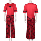 Descendants: Wicked Wonderland Red Red Pajamas Cosplay Costume Halloween Carnival Party Suit