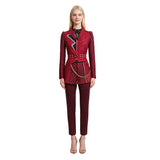 Descendants: Wicked Wonderland Red Red Uniform Cosplay Costume Halloween Carnival Party Suit