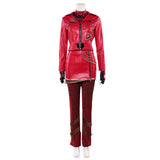 Descendants: Wicked Wonderland Red Women Red Set Cosplay Costume Halloween Carnival Party Suit