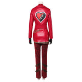 Descendants: Wicked Wonderland Red Women Red Set Cosplay Costume Halloween Carnival Party Suit