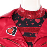 Descendants: Wicked Wonderland Red Women Red Set Cosplay Costume Halloween Carnival Party Suit