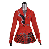 Descendants: Wicked Wonderland Red Women Red Skirt Set Cosplay Costume Halloween Carnival Party Suit