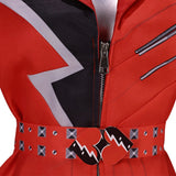 Descendants: Wicked Wonderland Red Women Red Skirt Set Cosplay Costume Halloween Carnival Party Suit