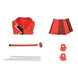 Descendants: Wicked Wonderland Red Women Red Skirt Set Cosplay Costume Halloween Carnival Party Suit