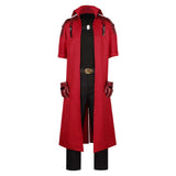 Devil May Cry Costume Dante Cosplay Red Coat Set For Adult Man Halloween Carnival Suit