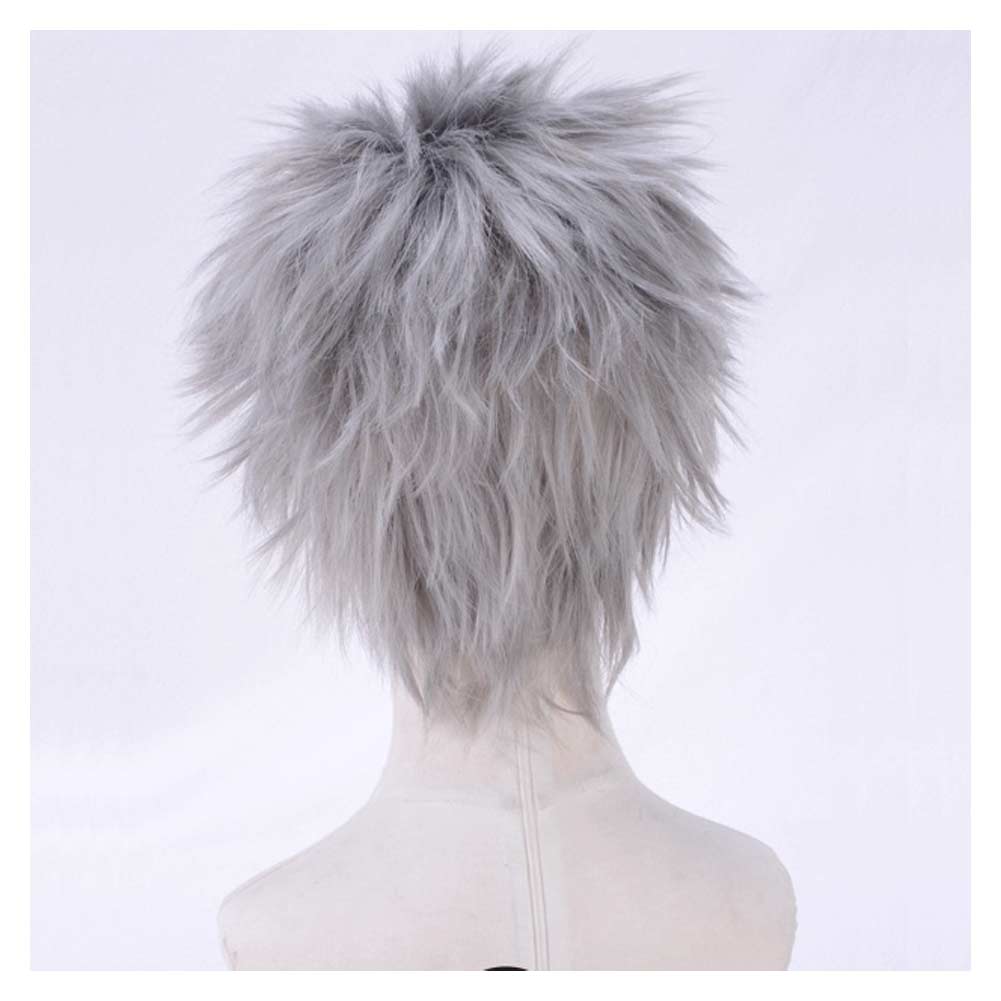 Devil May Cry 5 Vergil Cosplay Wig - Silver Grey Short Anime Game Character Hair