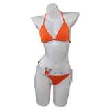 Die Another Day Jinx Johnson Orange Sexy BIKINIS Swimsuit Swimwear Cosplay Costume Outfits