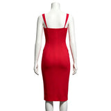 Disclosure Day Margaret Women Red Dress Cosplay Costume Halloween Carnival Party Suit