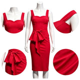 Disclosure Day Margaret Women Red Dress Cosplay Costume Halloween Carnival Party Suit