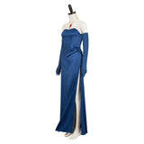 Dispatch Blazer Woman Blue Cosplay Costume Evening Gown Halloween Carnival Party Suit