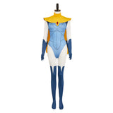 Dispatch Blazer Woman Blue Cosplay Costume Outfit Halloween Carnival Party Suit   