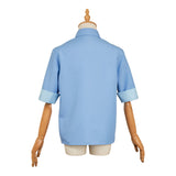 Dispatch Robert Man Blue Cosplay Costume Halloween Carnival Party Suit 