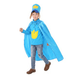 Dog Man Blue Outfit Kids Cosplay Costume Halloween Carnival Party Suit
