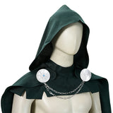 Doomsday Dr.Doom Green Cloak Cosplay Costume Halloween Carnival Party Suit