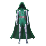 Doomsday Dr.Doom Green Jumpsuit Cosplay Costume Halloween Carnival Party Suit