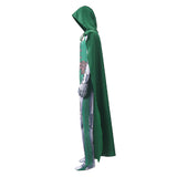 Doomsday Dr.Doom Green Jumpsuit Cosplay Costume Halloween Carnival Party Suit
