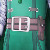 Doomsday Dr.Doom Green Jumpsuit Cosplay Costume Halloween Carnival Party Suit