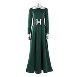 Doomsday Latverian Witch Women Green Outfit Cosplay Costume Halloween Carnival Party Suit