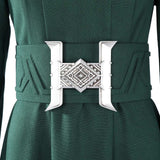 Doomsday Latverian Witch Women Green Outfit Cosplay Costume Halloween Carnival Party Suit