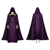 Doomsday Latverian Witch Women Purple Robe Cosplay Costume Halloween Carnival Party Suit