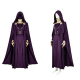 Doomsday Latverian Witch Women Purple Robe Cosplay Costume Halloween Carnival Party Suit