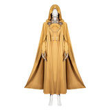 Doomsday Latverian Witch Women Yellow Robe Cosplay Costume Halloween Carnival Party Suit