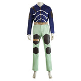 Doro he doro Caiman Blue Outfit Cosplay Costume Halloween Carnival Party Suit