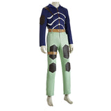 Doro he doro Caiman Blue Outfit Cosplay Costume Halloween Carnival Party Suit
