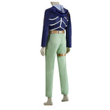 Doro he doro Caiman Blue Outfit Cosplay Costume Halloween Carnival Party Suit