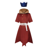 Dr Stone Ryusui Nanami Red Outfit Cosplay Costume Halloween Carnival Party Suit