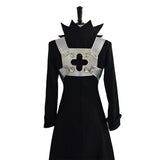 Dr Stone Xeno Black Suit Cosplay Costume Halloween Carnival Party Suit