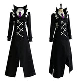 Dr Stone Xeno Black Suit Cosplay Costume Halloween Carnival Party Suit