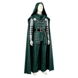 Dr.Doom Green Outfit Cosplay Costume Halloween Carnival Party Suit