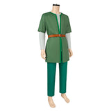 Dragon Quest Arusu Green Outfit Cosplay Costume Halloween Carnival Party Suit