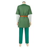 Dragon Quest Arusu Green Outfit Cosplay Costume Halloween Carnival Party Suit