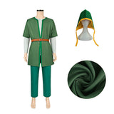 Dragon Quest Arusu Green Outfit Cosplay Costume Halloween Carnival Party Suit