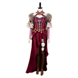 Dragon's Dogma 2 Wilhelmina Red Dress Cosplay Costume Outfits Halloween Carnival Suit