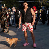 Dungeon Crawler Carl Carl Black Vest and Polka Dot Shorts Cosplay Costume Halloween Carnival Party Suit